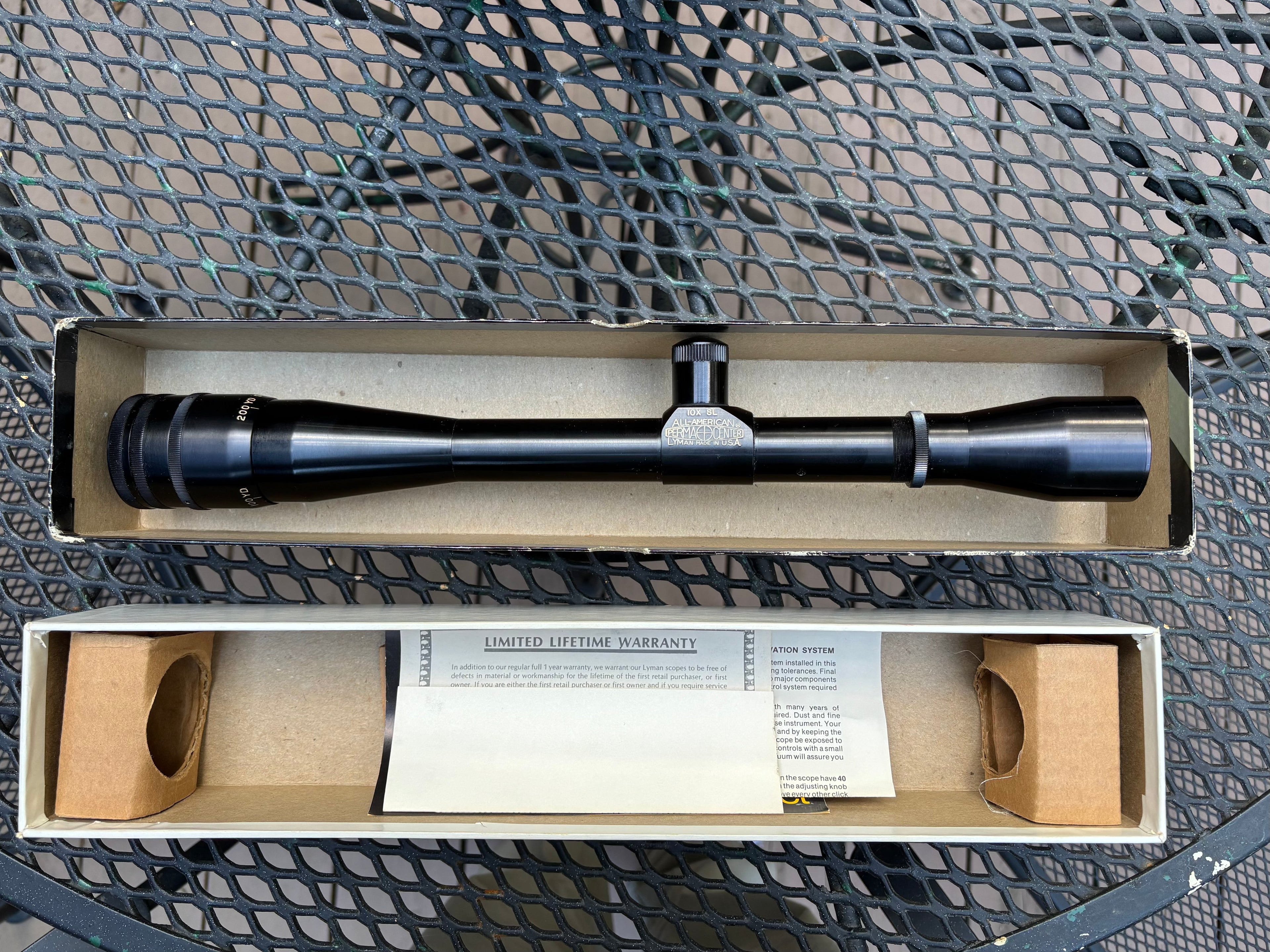 Lyman All-American P.C. 10X SL: Specifications